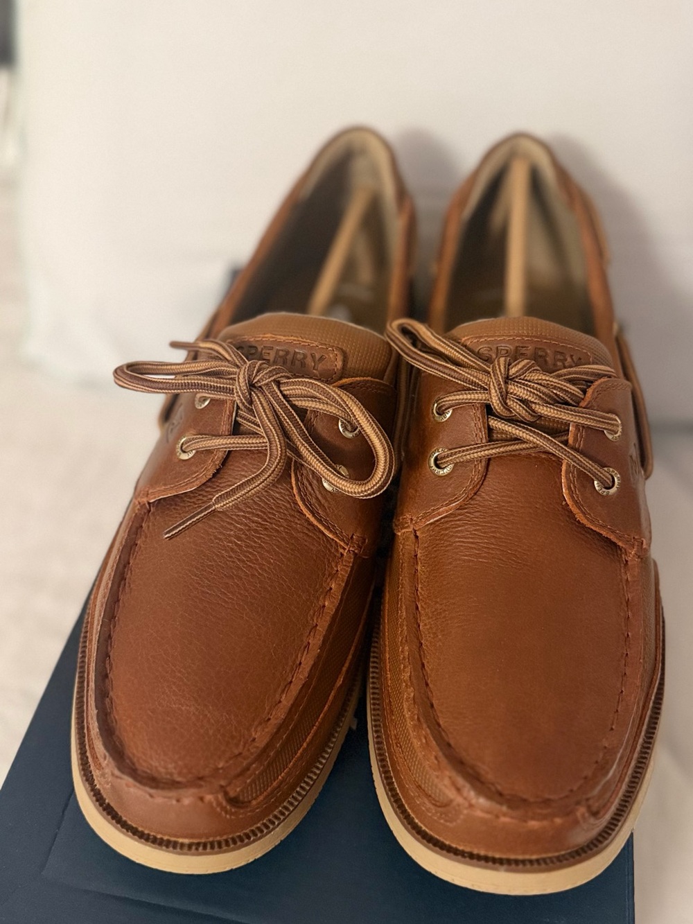 Sperry Chestnut Leather Classic Boat Shoes